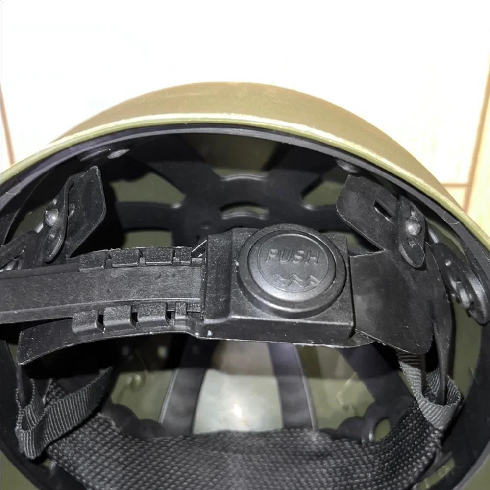 Kids Army Green Costume Helmet - Picture 3 of 11